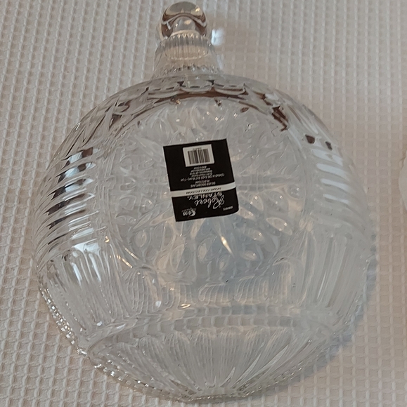 NWT Robert Stanley Home Collection Silver Snowflake Clear Crystal Ornament Bowl - Picture 5 of 9